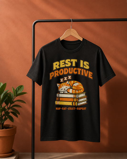 Rest is Productive | Unisex Standard Crew T-Shirt